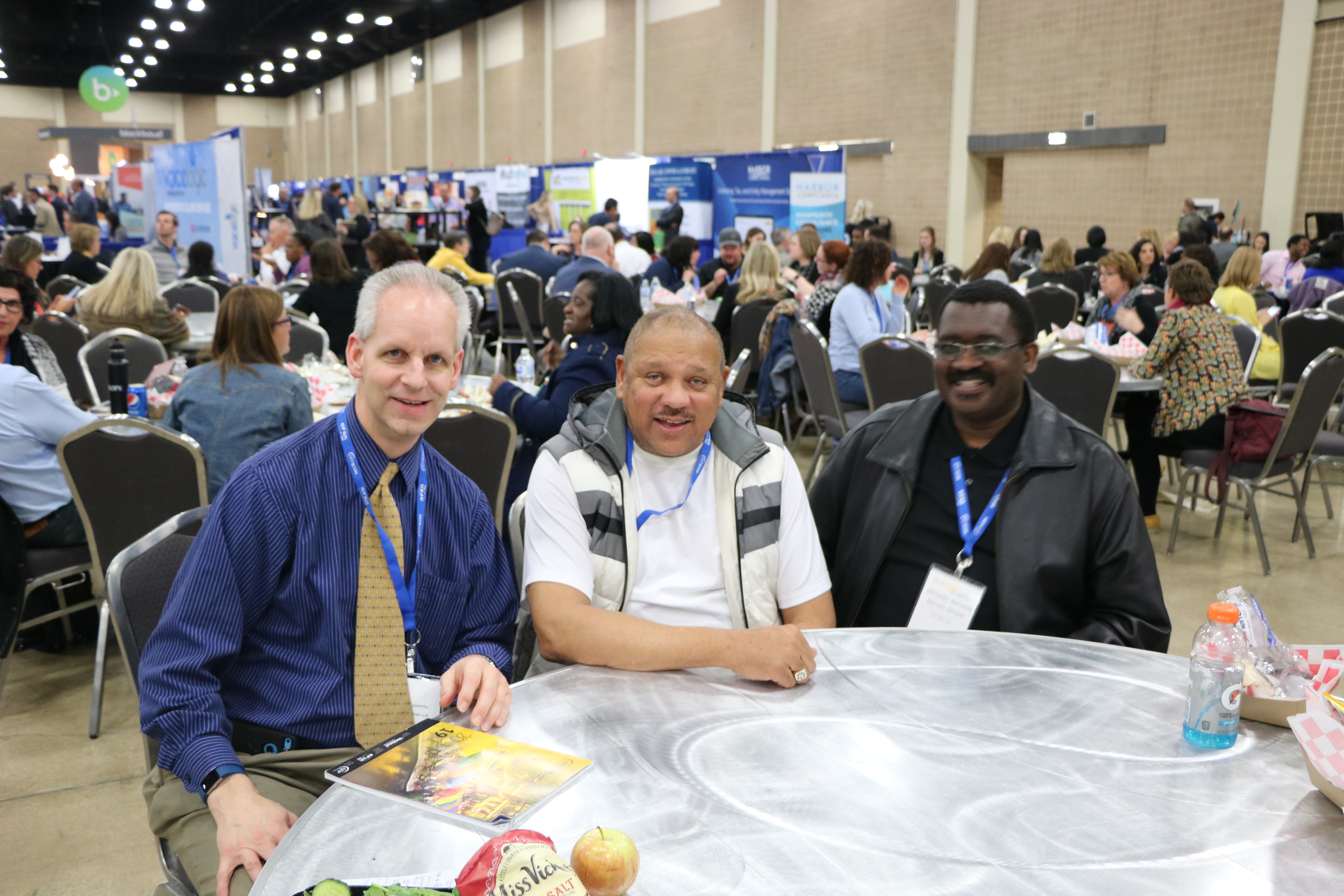 Andrew Lay, Alphonce Brown and Michael Brown at the AFP International Conference.